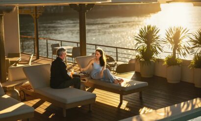 Bhaya Soul outdoor lounge, Halong Bay