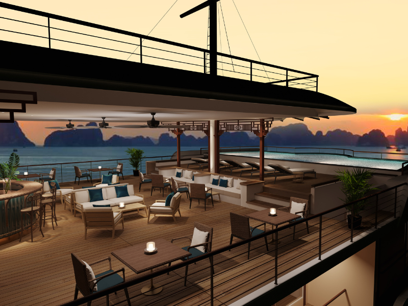 Quầy Bar Tại Bể Bơi Vô Cực