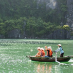 Halong rowing boat
