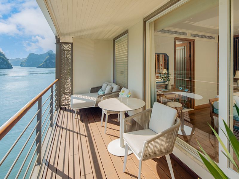 Symphony Suite Balcony aboard Bhaya Soul, Halong Bay